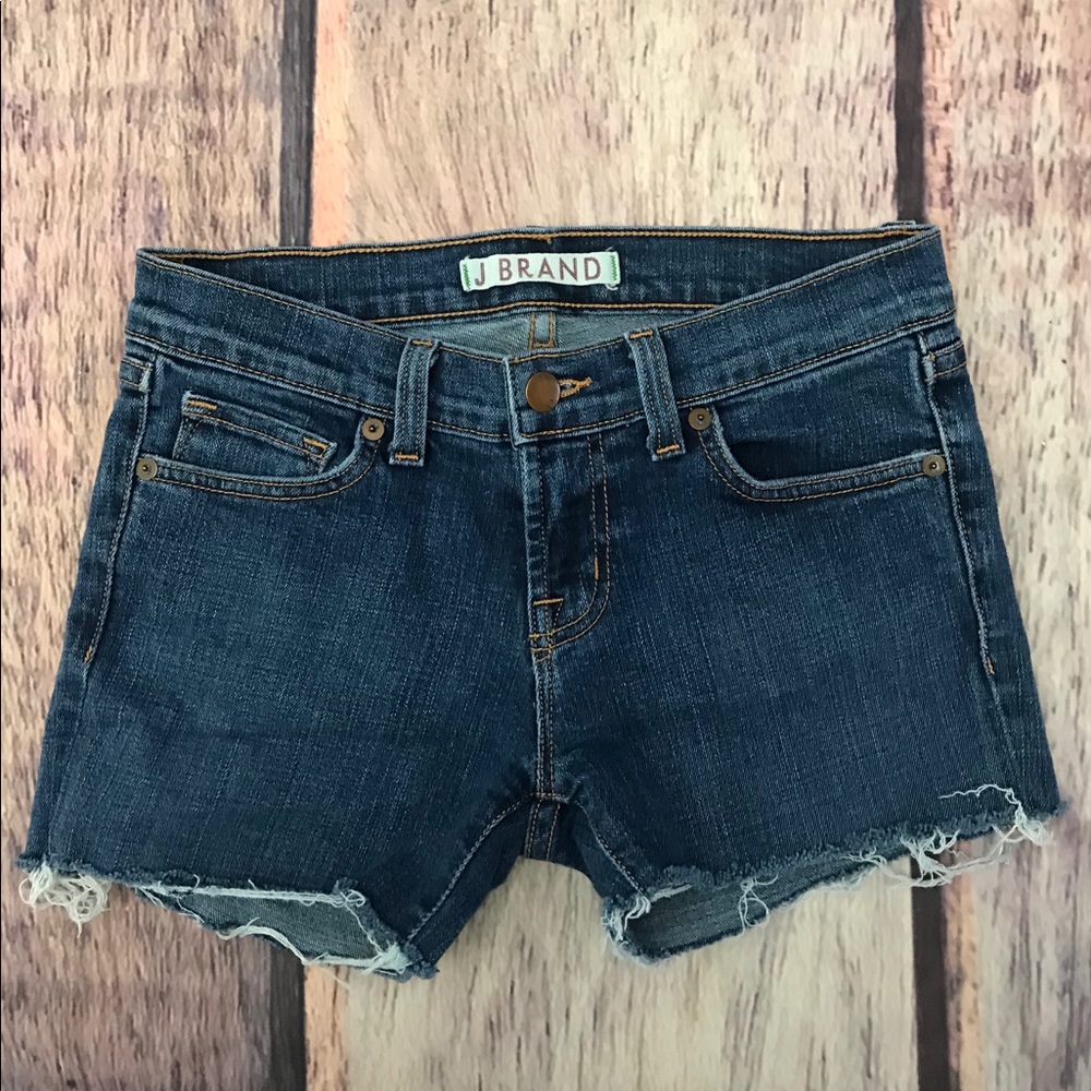 J Brand Shorts Size 26 Medium Wash Cut Off